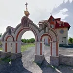 На честь Почаївської ікони Божої Матері ставропігійний жіночий скит
